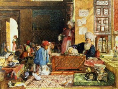 Interior of a School, Cairo, 1890 by John Frederick Lewis